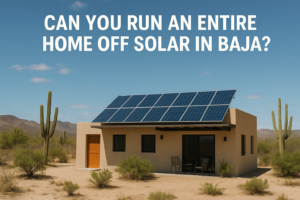 Can You Run an Entire Home Off Solar in Baja?