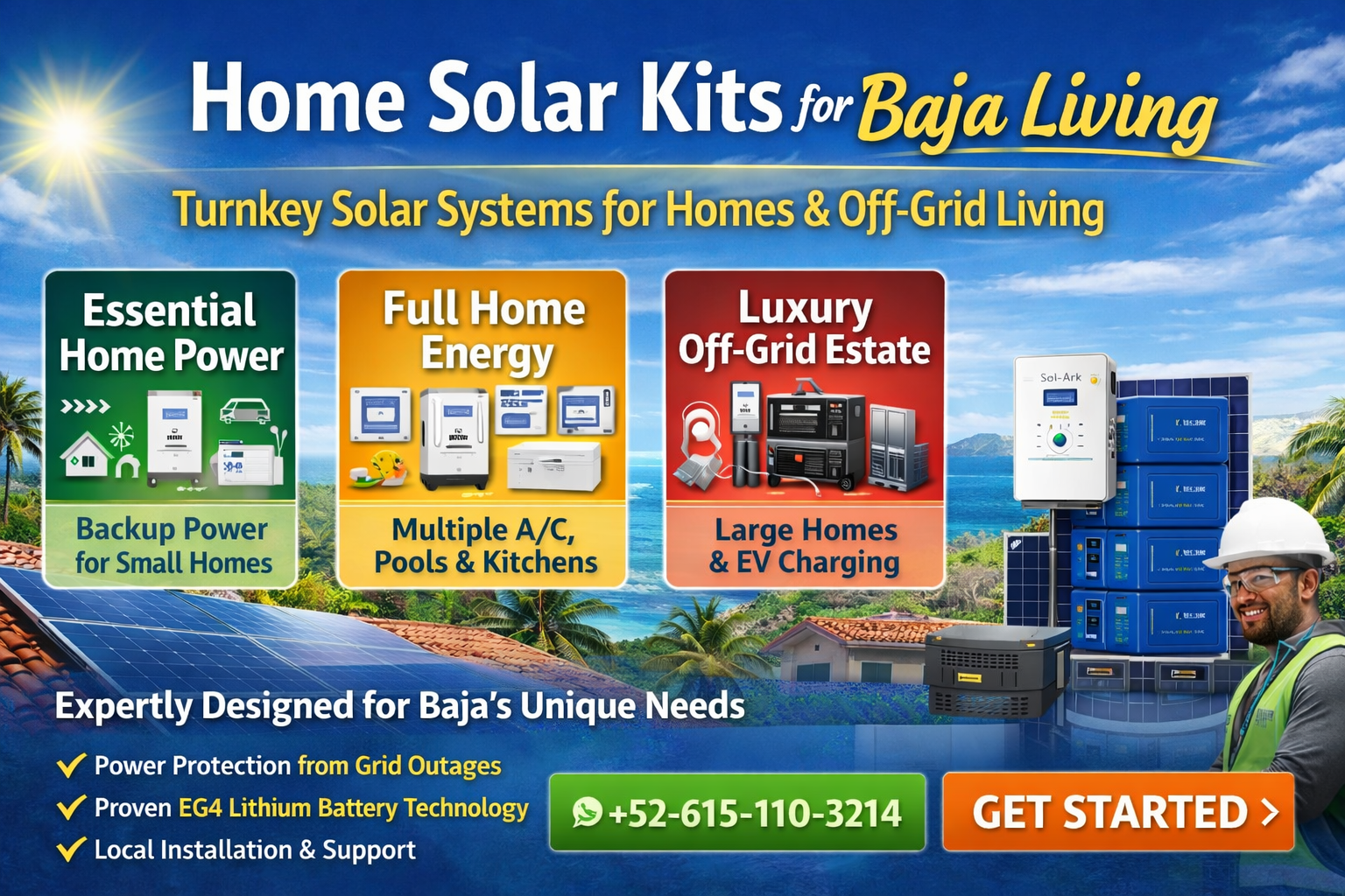 Cabo Solar Experts install