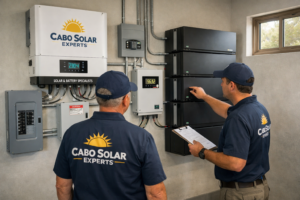 solar battery storage system Baja California Sur connected to residential solar panels