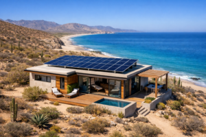 Off grid solar powered beach home in Baja California Sur