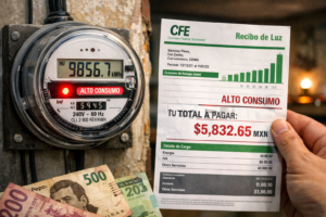 High electricity bill from CFE power in Los Cabos
