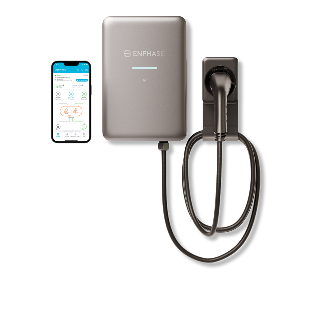 Enphase Energy IQ EV Charger 2 48A for Smart Home Solar Integration in Baja