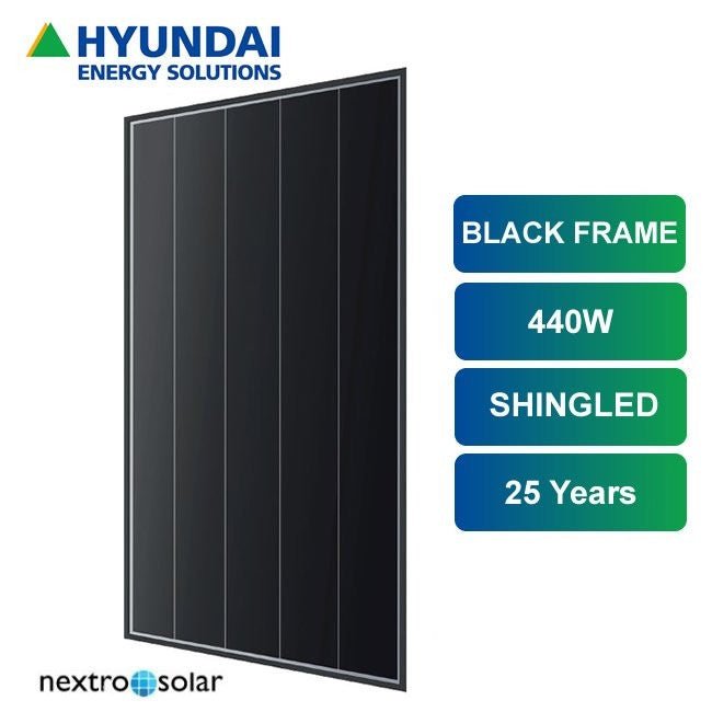 HYUNDAI HIS-T440NF(BK) 440W Solar Panel