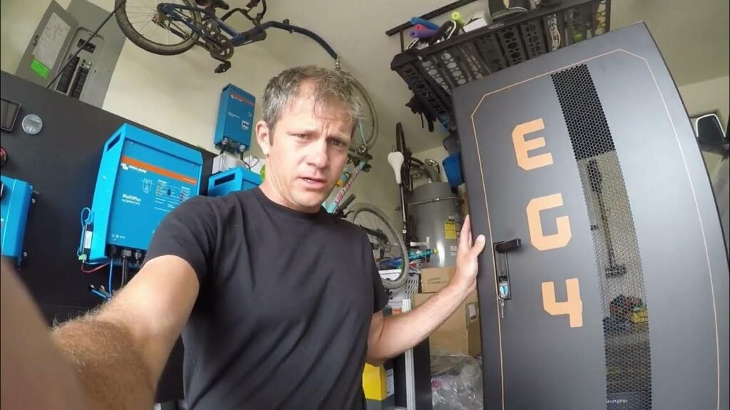 EG4 Electronics 6-Slot Battery Rack | Home & Office Setup for Battery Backup Solar in Los Cabos